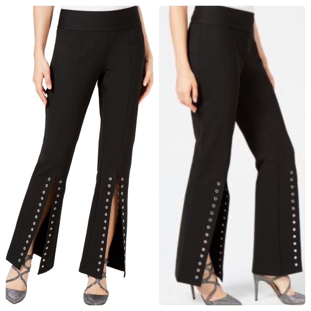 I.N.C. Split Front Grommet Pants